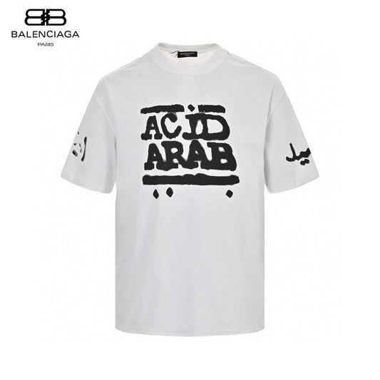 T-shirt Balenciaga Acid Arab blanc