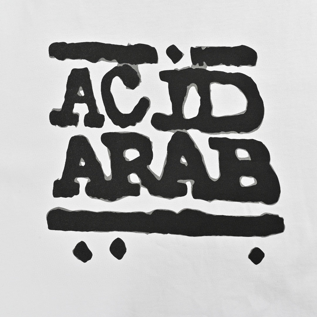 T-shirt Balenciaga Acid Arab blanc
