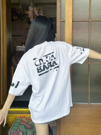 T-shirt Balenciaga Acid Arab blanc