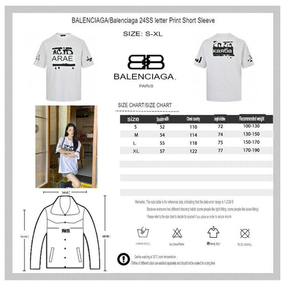 T-shirt Balenciaga Acid Arab blanc