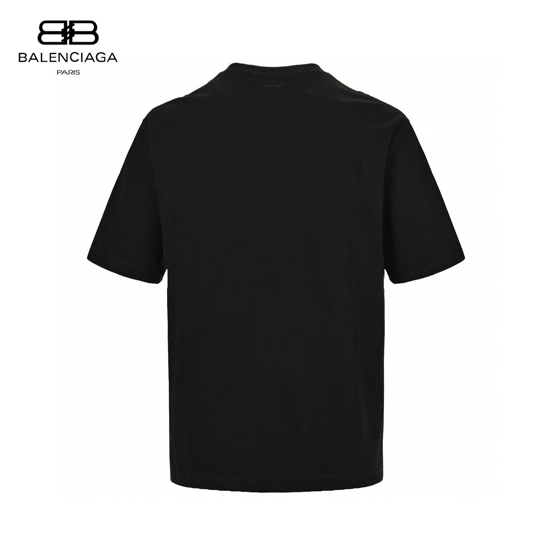 T-shirt Balenciaga à logo BB (noir)