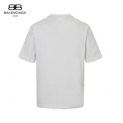 T-shirt Balenciaga à logo BB (blanc)