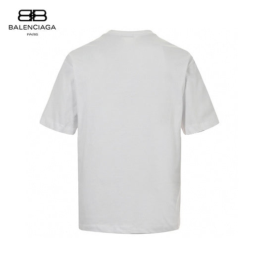 T-shirt Balenciaga à logo BB (blanc)
