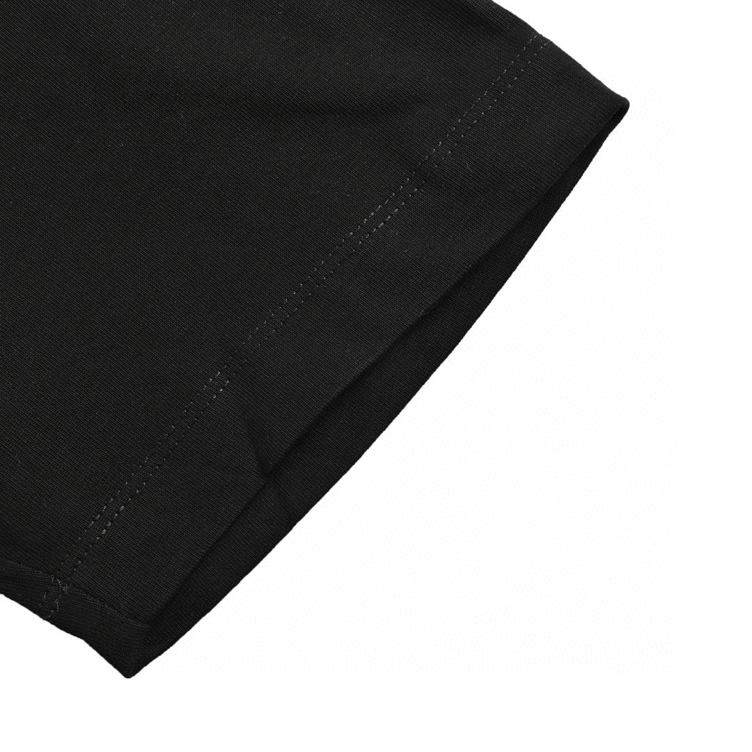 T-shirt Balenciaga à logo cristal noir