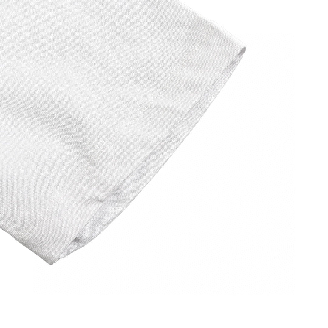 T-shirt Balenciaga à logo cristal blanc