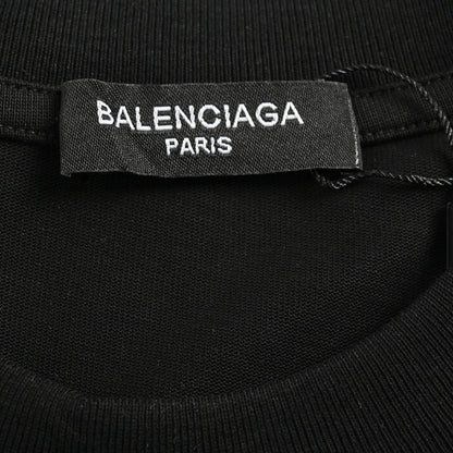 T-shirt Balenciaga à logo déformé
