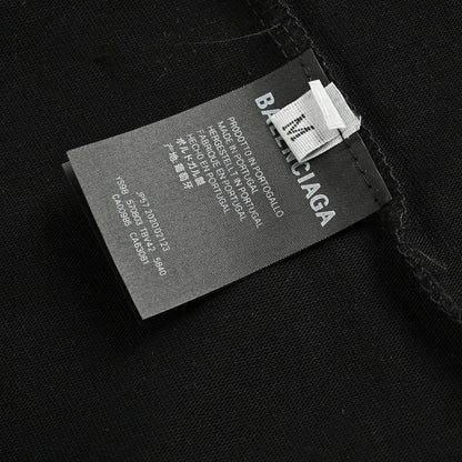 T-shirt Balenciaga à logo déformé
