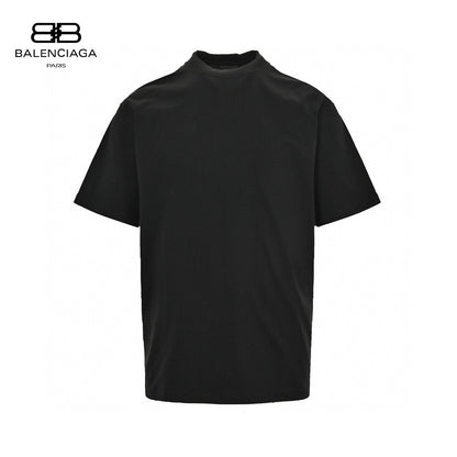 T-shirt Balenciaga à logo déformé (noir)