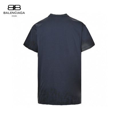 T-shirt Balenciaga à logo vieilli