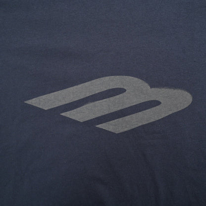 T-shirt Balenciaga à logo vieilli