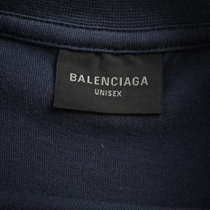 T-shirt Balenciaga à logo vieilli