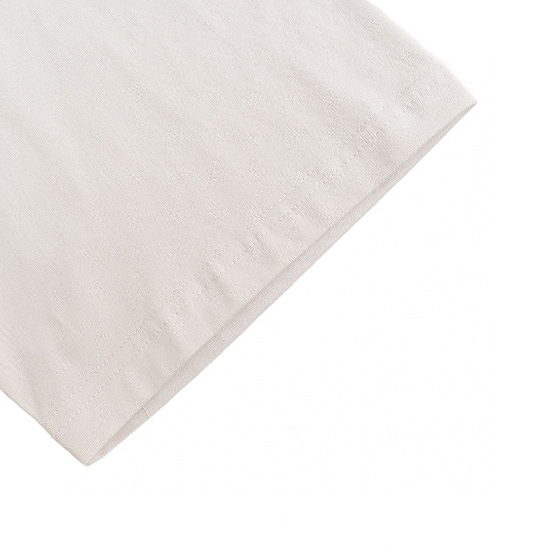 T-shirt Balenciaga blanc à logo vieilli