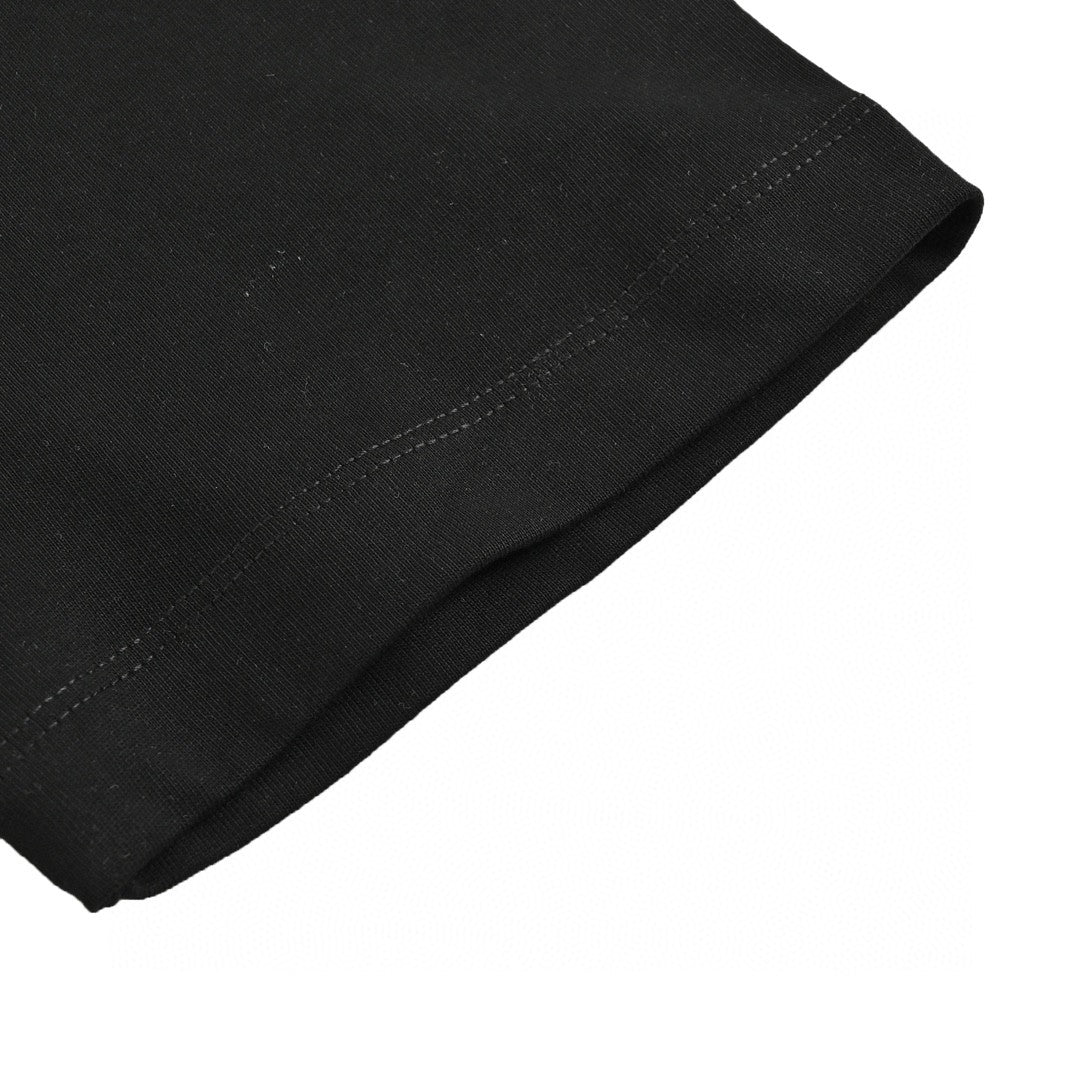 T-shirt Balenciaga à logo BB dégoulinant (noir)