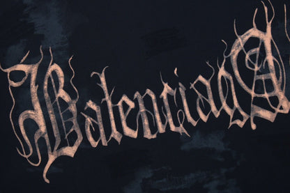 T-shirt Balenciaga à logo gothique noir