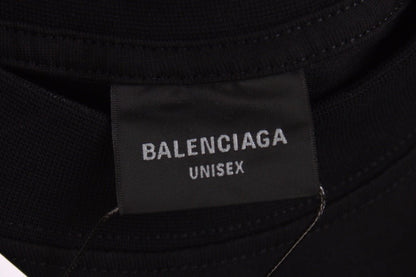 T-shirt Balenciaga à logo gothique noir