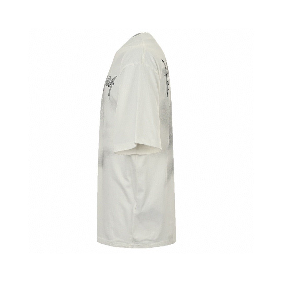 T-shirt Balenciaga à logo gothique (blanc)