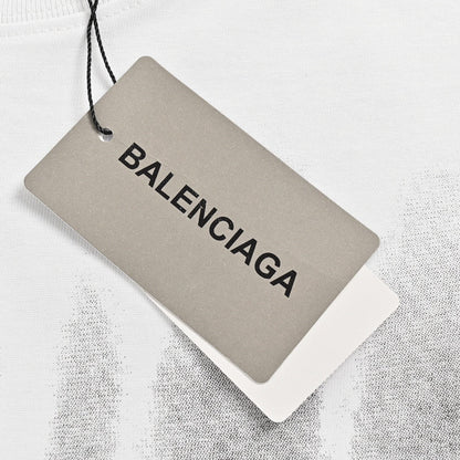 T-shirt à rayures dégradées Balenciaga