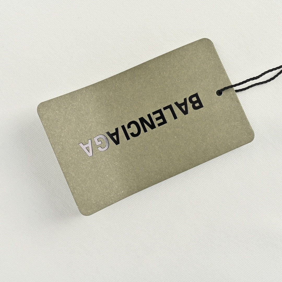 T-shirt blanc Balenciaga à logo graffiti