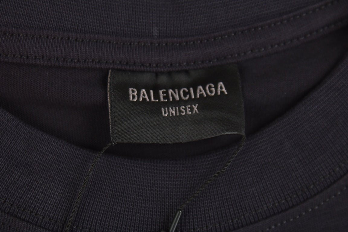 T-SHIRT BALENCIAGA GRAFFITI NOIR