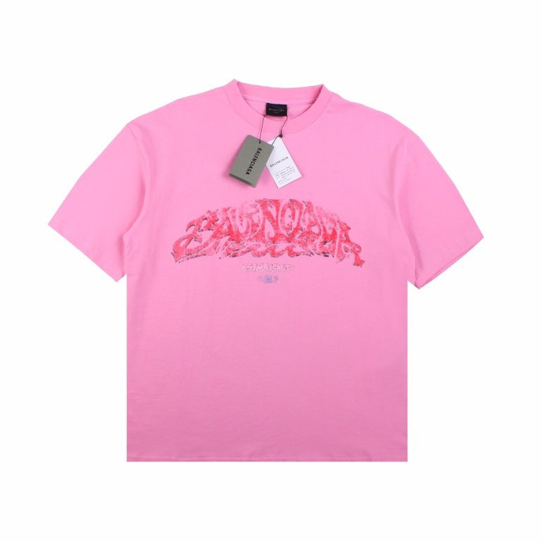 T-SHIRT BALENCIAGA GRAFFITI ROSE