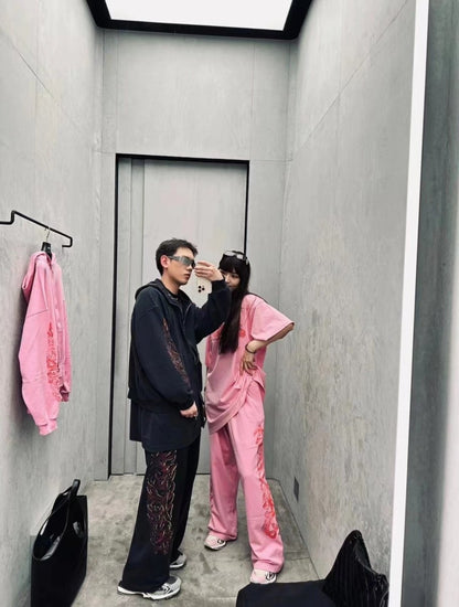 T-SHIRT BALENCIAGA GRAFFITI ROSE