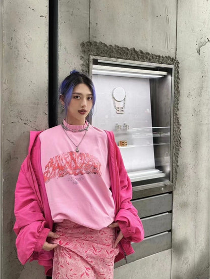 T-SHIRT BALENCIAGA GRAFFITI ROSE