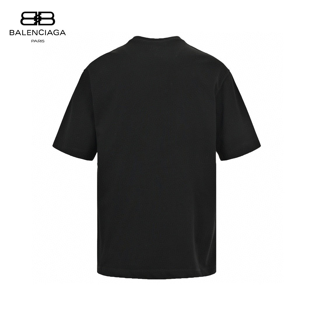 T-shirt Balenciaga à logo graphique (noir)