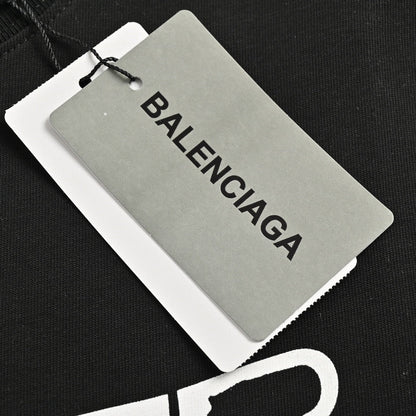 T-shirt Balenciaga à logo graphique (noir)