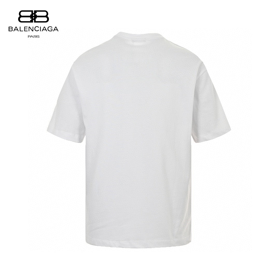 T-shirt Balenciaga à logo graphique (blanc)