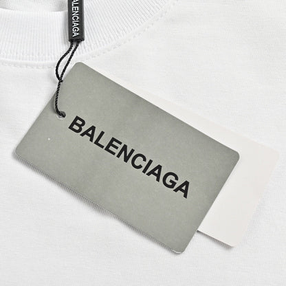 T-shirt Balenciaga à logo graphique (blanc)