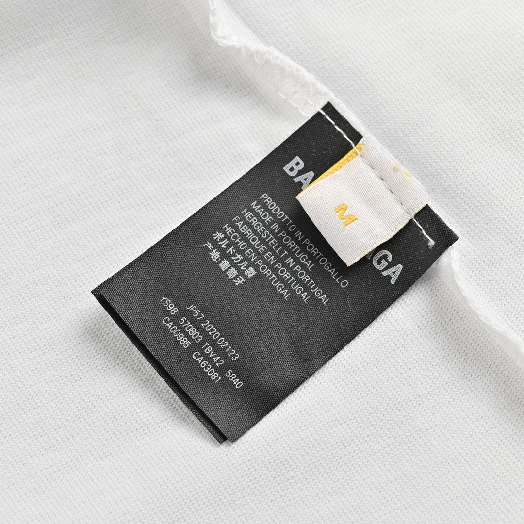 T-shirt Balenciaga à logo graphique (blanc)