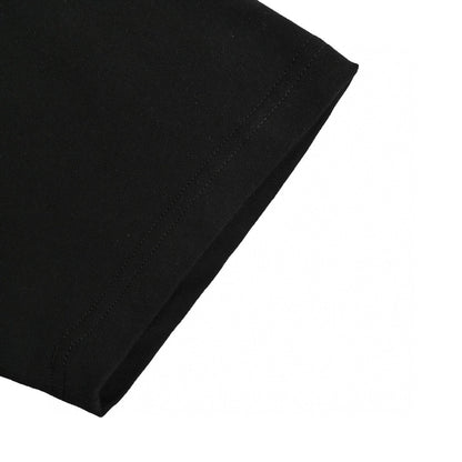 T-shirt noir Balenciaga à logo graphique multicolore