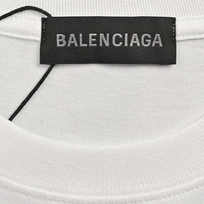 T-shirt Balenciaga multicolore à logo graphique