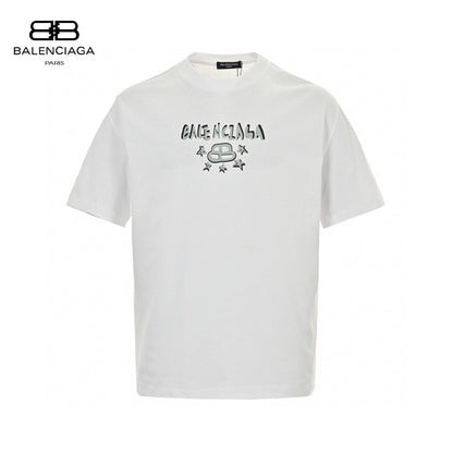 T-shirt graphique Balenciaga Paris (blanc)