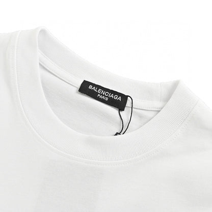 T-shirt graphique Balenciaga Paris (blanc)