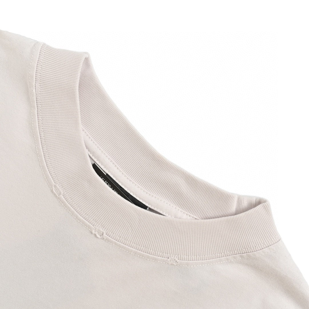 T-shirt Balenciaga à logo pastel blanc cassé