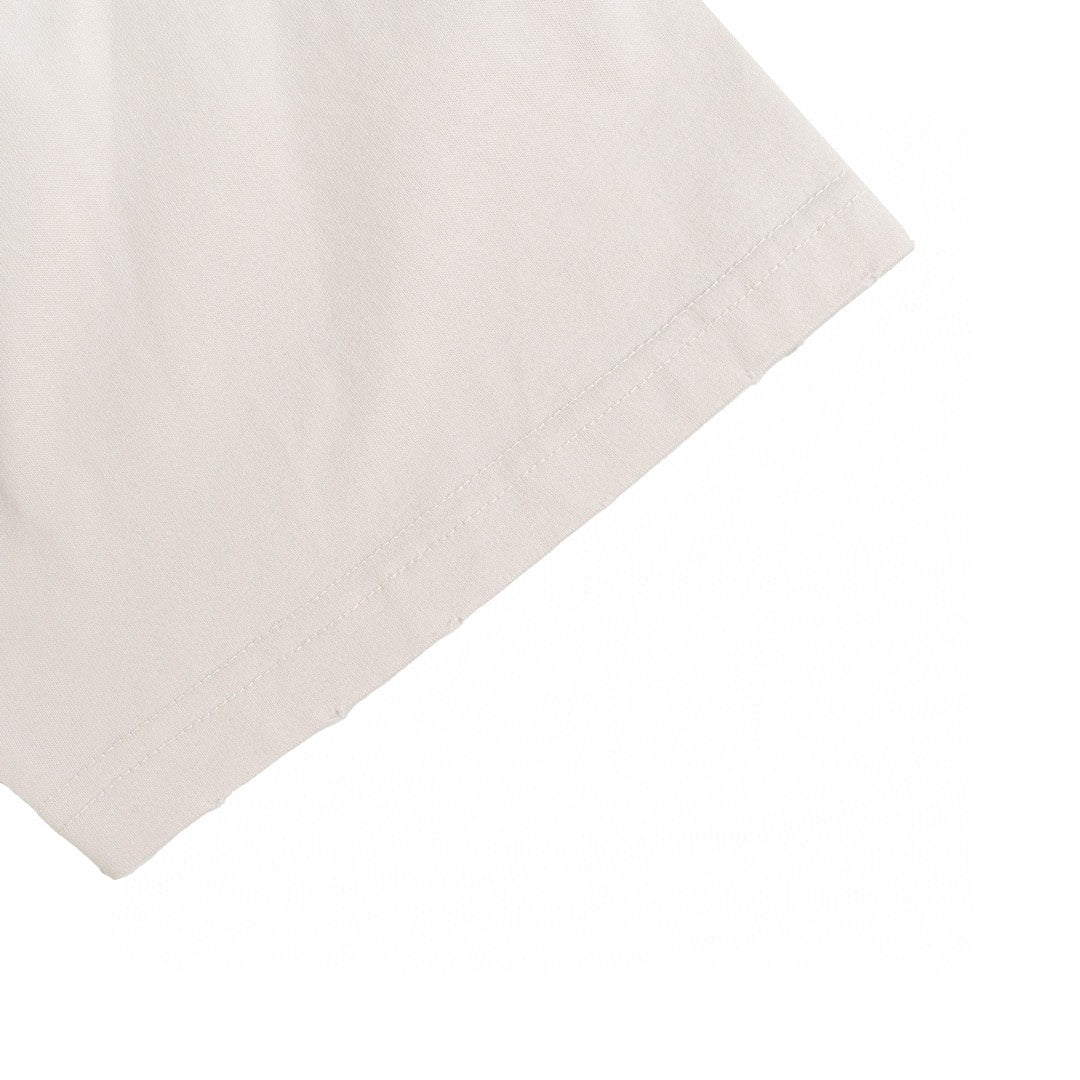 T-shirt Balenciaga à logo pastel blanc cassé