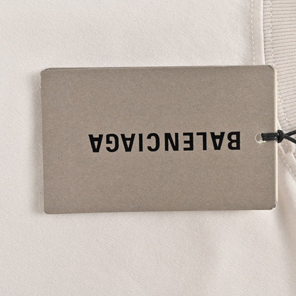 T-shirt Balenciaga à logo pastel blanc cassé