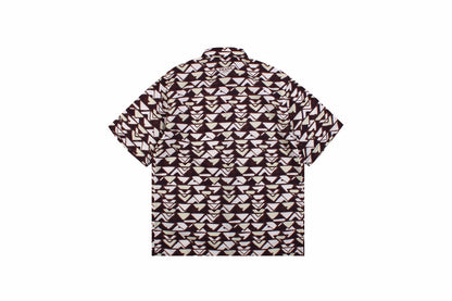 CHEMISE À MANCHES COURTES À MOTIFS BALENCIAGA