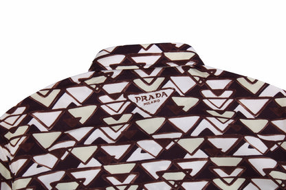 CHEMISE À MANCHES COURTES À MOTIFS BALENCIAGA