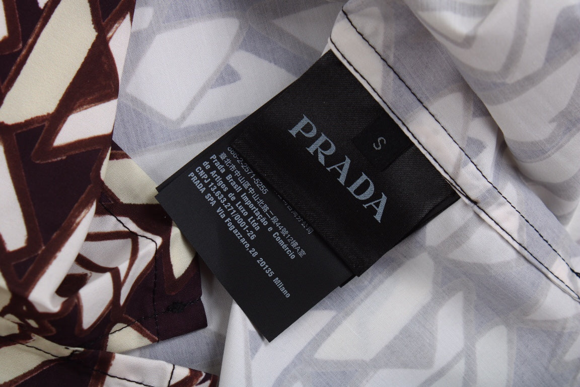 CHEMISE À MANCHES COURTES À MOTIFS BALENCIAGA