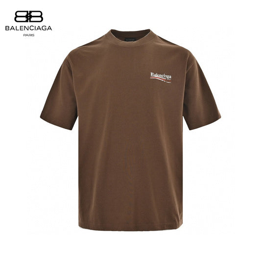 T-shirt Balenciaga pour campagne politique (marron)