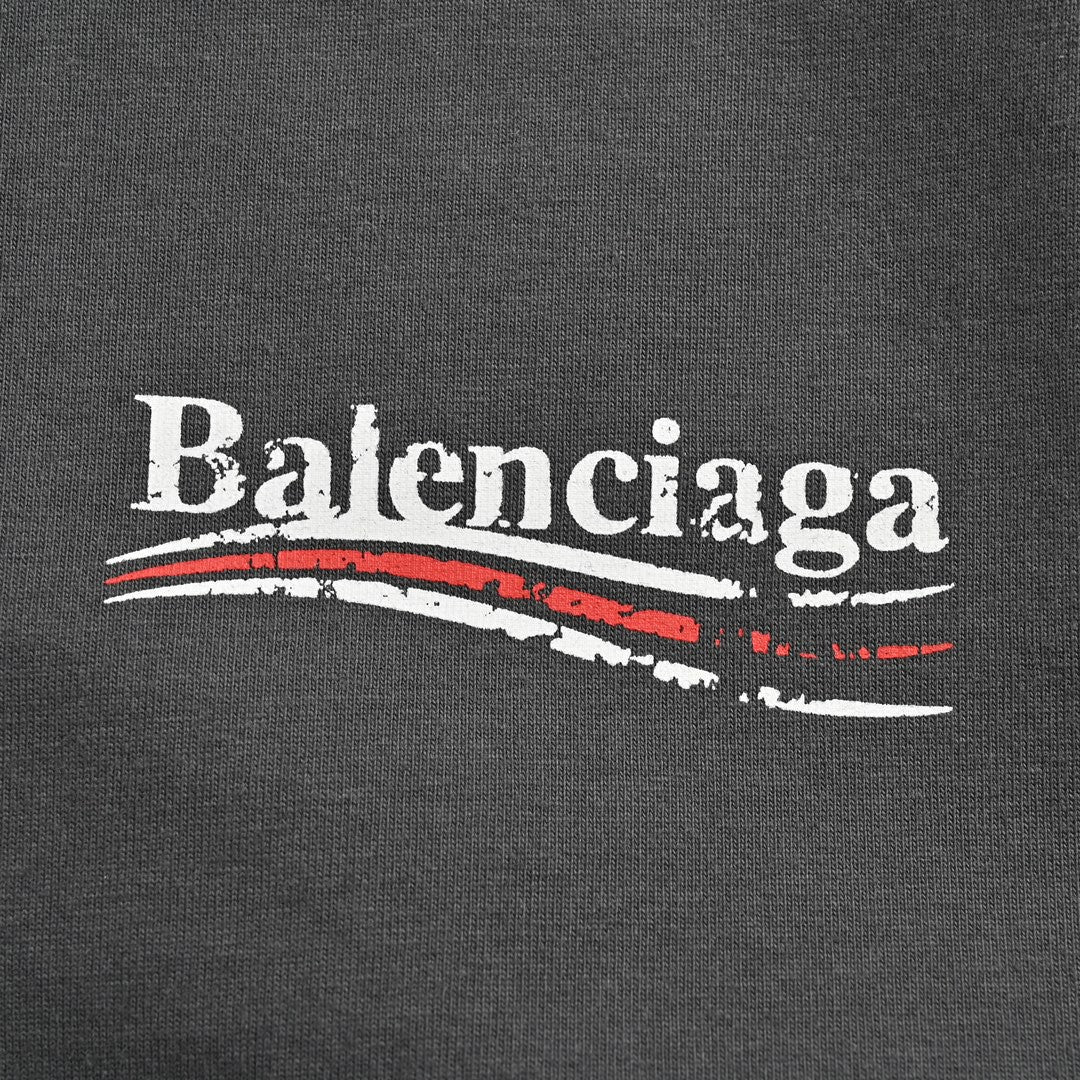 T-shirt Balenciaga pour campagne politique (gris)