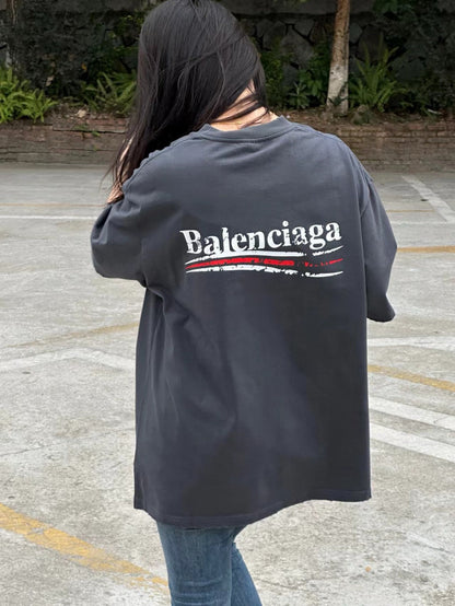T-shirt Balenciaga pour campagne politique (gris)