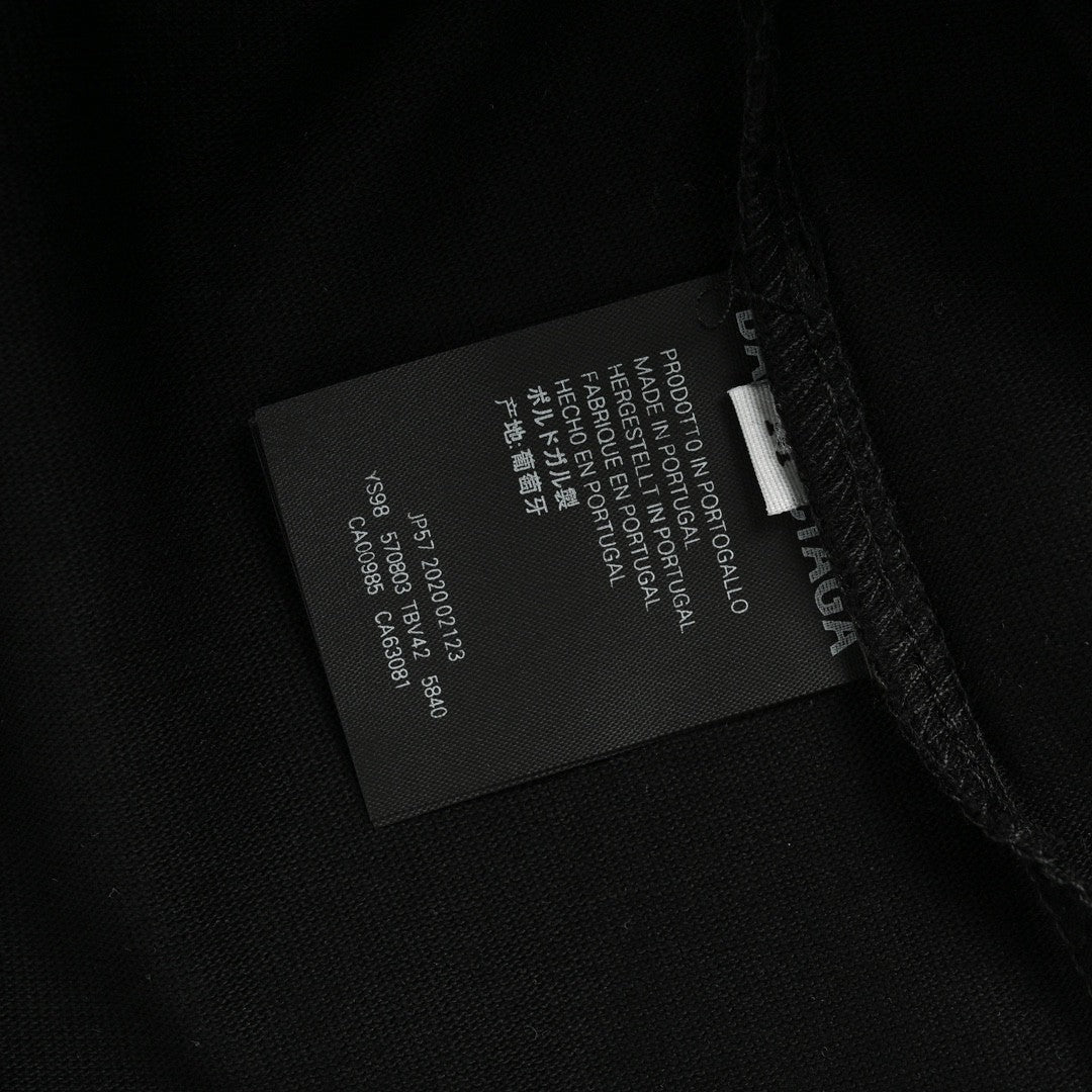 T-shirt noir Balenciaga Save the Date