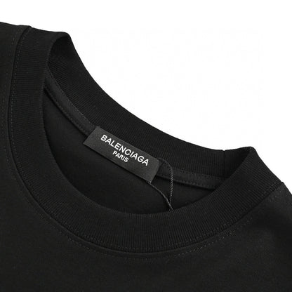 T-shirt Balenciaga à motif étoile noir