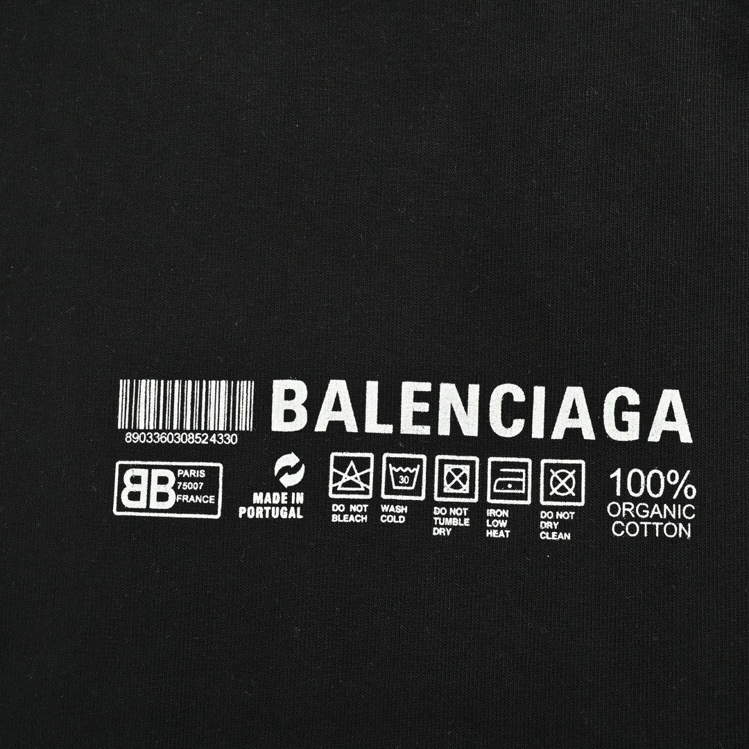 T-shirt Balenciaga - Motif code-barres