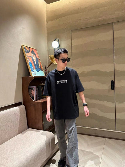 T-shirt Balenciaga - Motif code-barres