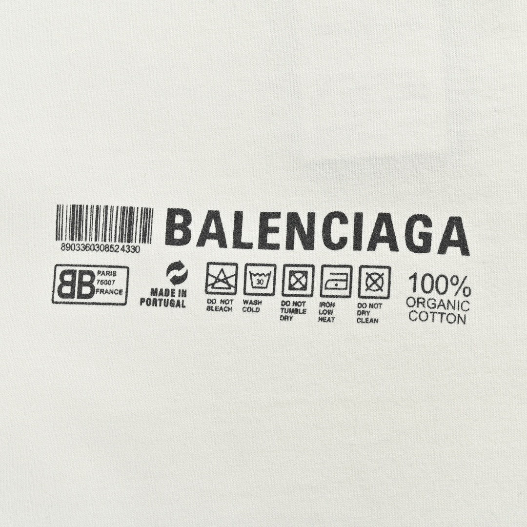 T-shirt Balenciaga - Motif code-barres