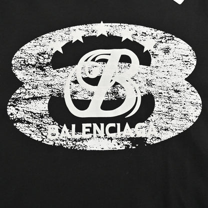 T-shirt Balenciaga - Logo vieilli